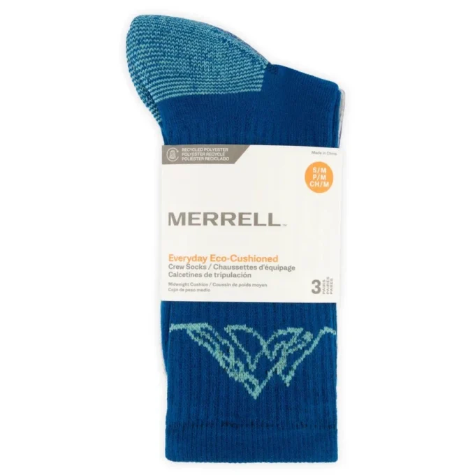 Eco Cushioned Crew Socks 3 Pack