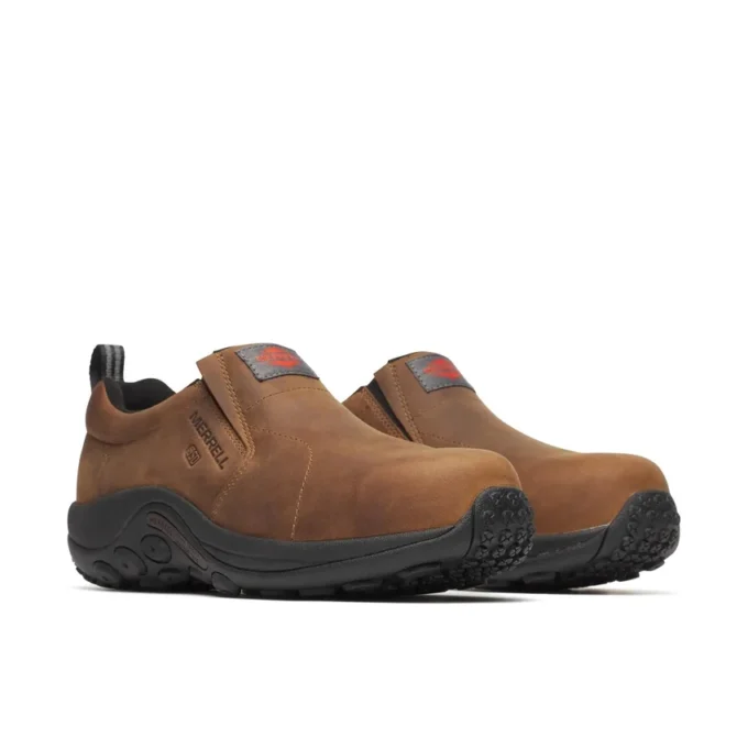 Men’s Jungle Moc Leather Hi-Vis Carbon Fiber Static Dissipative 10 Low Wide Width